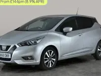 Usado Nissan Micra Acenta 90 HP (66 kW) 2018 Prateado Citadino