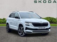 Used Skoda Karoq SportLine 147 HP (108 kW) 2023 Moon white metallic SUV