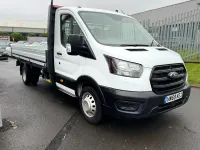 Used Ford Transit 130 HP (95 kW) 2019 White Cabriolet