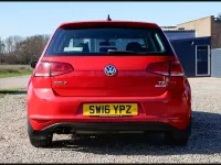 Used VW Golf VII Edition 125 HP (91 kW) 2016 Red Hatchback