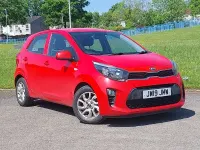 Used Kia Picanto 83 HP (61 kW) 2019 Red Hatchback