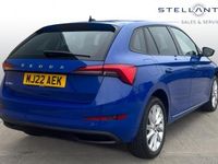 Used Skoda Scala SE L 110 HP (80 kW) 2022 Blue Hatchback