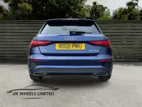 Used Audi A3 Sportback S-Line 110 HP (80 kW) 2021 Blue Hatchback