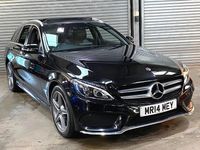 Used Mercedes C220 AMG Line Premium Plus 170 HP (125 kW) 2017 Black Estate