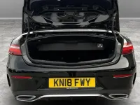 Used Mercedes E220 AMG line 194 HP (142 kW) 2018 Black Cabriolet