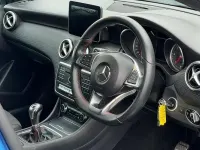 Used Mercedes A200 AMG line 136 HP (100 kW) 2016 Blue Hatchback