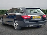 Used Mercedes C350e Premium Plus 2018 Black Estate