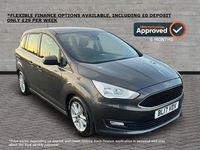 Used Ford Grand C-Max Zetec 125 HP (91 kW) 2017 Grey MPV