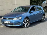 Used VW Golf VII GT 150 HP (110 kW) 2014 Blue Hatchback