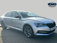 Used Skoda Superb SportlinePlus 150 HP (110 kW) 2024 Silver Hatchback