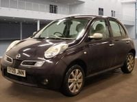 Begagnad Nissan Micra 79 HK (58 kW) 2009 Svart Halvkombi