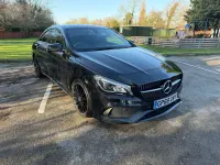 Used Mercedes CLA200 AMG line 156 HP (114 kW) 2019 Black Sedan