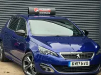 Begagnad Peugeot 308 GT-line 150 HK (110 kW) 2017 Blå Halvkombi