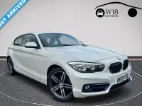 Used BMW 118 Sport Line 136 HP (100 kW) 2019 White Hatchback