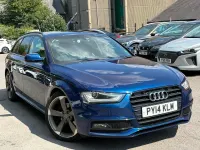 Used Audi A4 Black Edition 177 HP (130 kW) 2014 Blue Estate