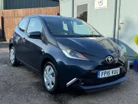 Used Toyota Aygo X-play 69 HP (50 kW) 2015 Blue Hatchback