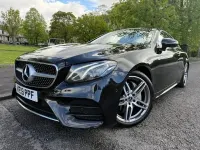 Used Mercedes E220 AMG line 194 HP (142 kW) 2019 Black Coupe