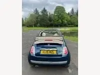 Used Fiat 500 Lounge 2015 Blue Cabriolet