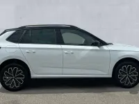 New Skoda Kamiq Design Edition 116 HP (85 kW) 2026 Moon white metallic black magic pearl effect SUV