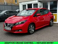Used Nissan Leaf Acenta 110 kW (150 HP) 2022 Red Hatchback