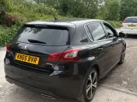 Used Peugeot 308 GT-line 120 HP (88 kW) 2015 Black Hatchback