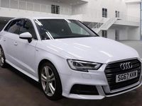 Used Audi A3 Sportback S-Line 2017 White Hatchback