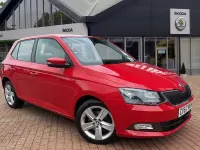 Used Skoda Fabia SE L 110 HP (80 kW) 2017 Corrida red Hatchback