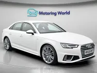 Used Audi A4 S-Line 150 HP (110 kW) 2019 White Sedan
