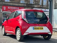 Used Toyota Aygo x-press 69 HP (50 kW) 2016 Red Hatchback