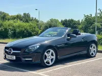 Used Mercedes SLK250 AMG 204 HP (150 kW) 2014 Black Cabriolet