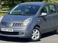 Used Nissan Note Acenta 110 HP (80 kW) 2007 Grey Hatchback