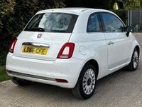 Used Fiat 500 Lounge 69 HP (50 kW) 2016 White Hatchback