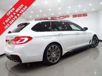 used BMW 520 5 SERIES 2.0 D (190 PS) M SPORT TOURING AUTO ( ULEZ - EURO 6 ) 5DR + NAV + E/HEATED LEATHERS + M PERFORMANCE STYLING PACKAGE + 19 S + HEATED S/WHEEL + CRUIS