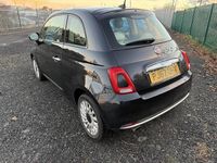 Used Fiat 500 Lounge 69 HP (50 kW) 2017 Black Hatchback