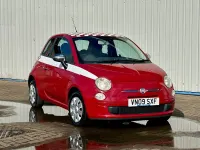 Usado Fiat 500 Pop 69 HP (50 kW) 2009 Vermelho Cabrios