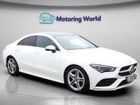 Used Mercedes CLA180 AMG line 136 HP (100 kW) 2021 White Sedan