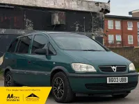 Used Vauxhall Zafira Club 101 HP (74 kW) 2003 Green MPV