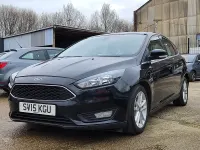 Used Ford Focus Zetec 123 HP (90 kW) 2015 Black Hatchback
