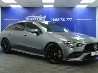 Used Mercedes CLA220 Shooting Brake AMG line 2020 Grey Estate
