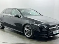 Used Mercedes A250 AMG Line Premium Plus 224 HP (164 kW) 2019 Black Hatchback