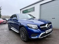Used Mercedes GLC220 170 HP (125 kW) 2019 Blue Coupe