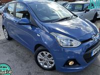 Usado Hyundai i10 SE 66 HP (48 kW) 2016 Azul Citadino