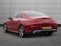 Used Mercedes CLA200 AMG line 163 HP (119 kW) 2022 Red Coupe