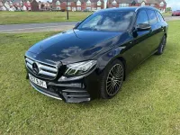 Used Mercedes E220 AMG line 2017 Black Estate