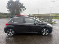 Used Peugeot 208 GT-line 100 HP (73 kW) 2018 Black Hatchback