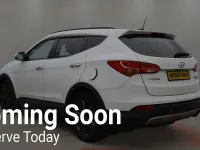 Used Hyundai Santa Fe Premium SE 197 HP (144 kW) 2014 White SUV
