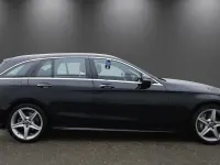 Used Mercedes C200 AMG line 184 HP (135 kW) 2017 Black Estate