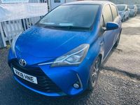 Used Toyota Yaris Hybrid 2018 Blue Hatchback