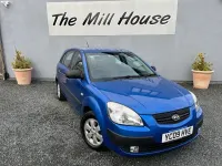 Used Kia Rio 95 HP (69 kW) 2009 Blue Hatchback