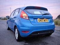 Used Ford Fiesta Zetec 2017 Blue Hatchback